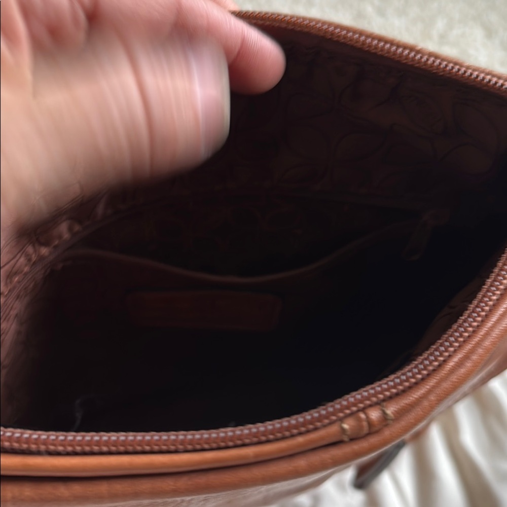 Fossil Brown Leather Crossbody Bag - Picture 4 of 8